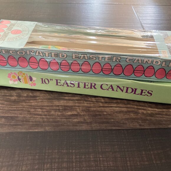 Easter Candlesticks, Chicks & Easter Baskets, 4 Total 10 inches - Picture 5 of 6